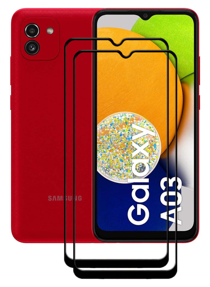 أكاليكس قطعتان، واقي شاشة عالي الجودة لهاتف سامسونج جالاكسي A03 - Image 1