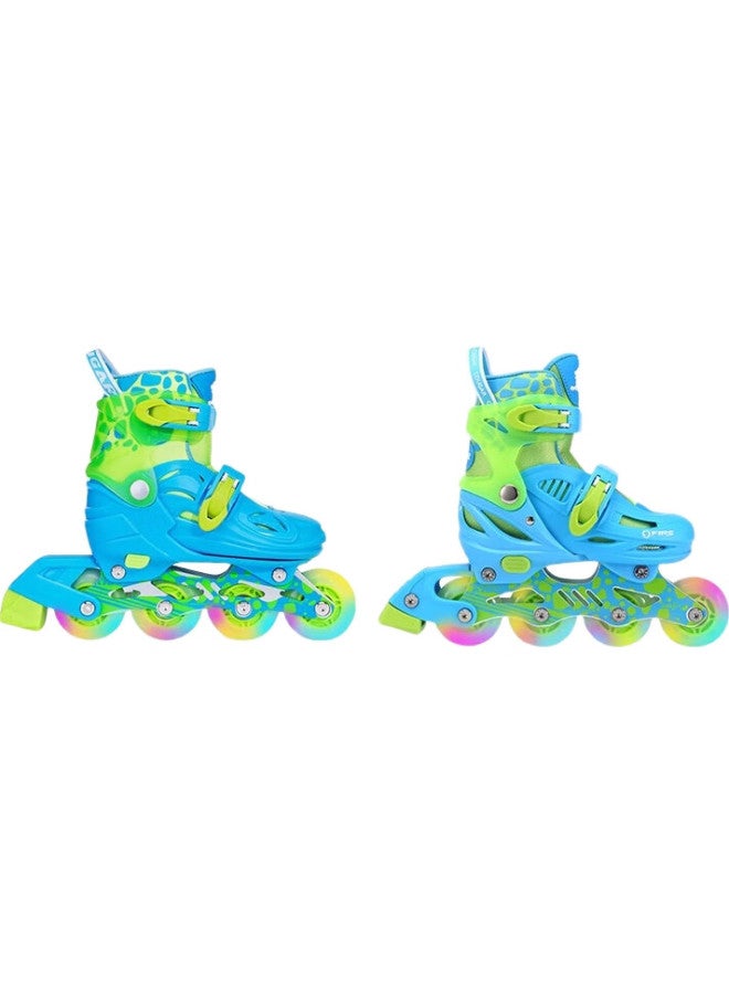 Cougar Adjustable Inline Skates Children'S Set, Roller Skates Mzs885 Blue Size S - Image 2