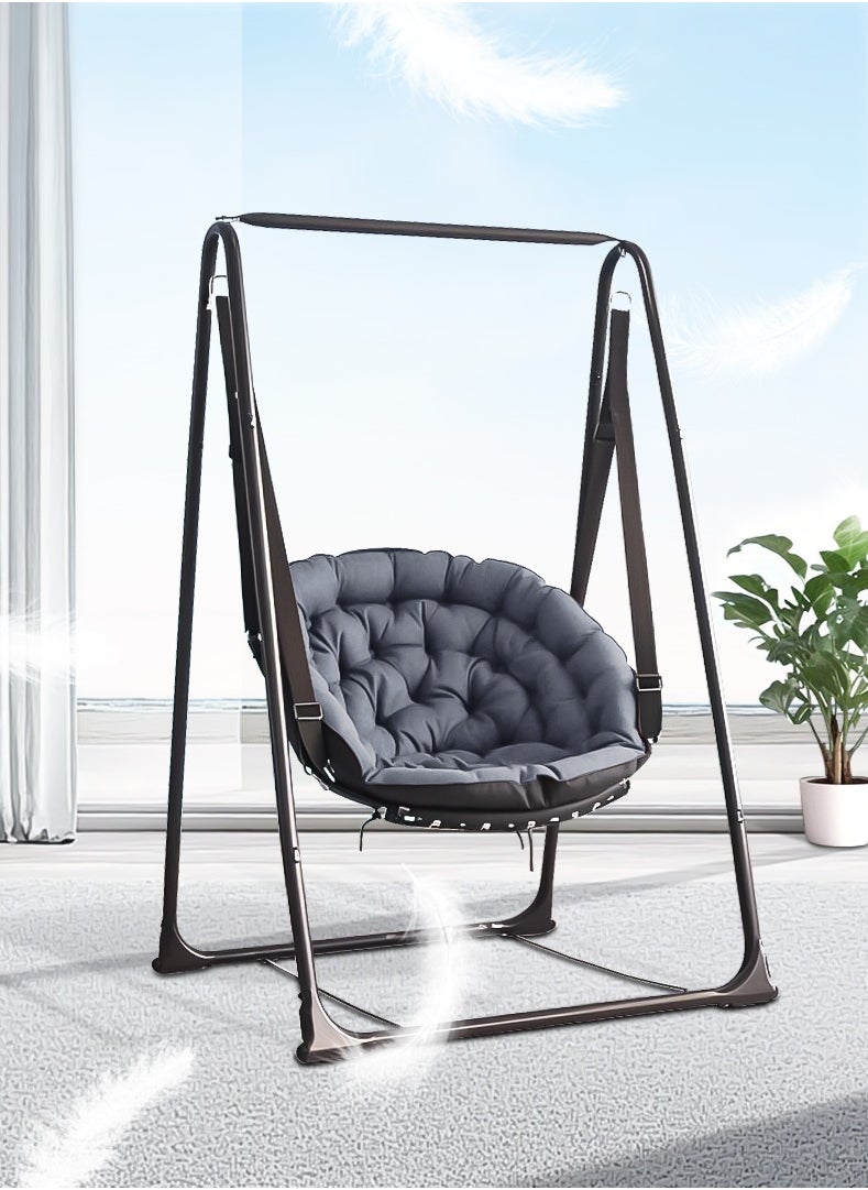 Generic Hammock Chair Indoor Outdoor Swing Hanging Chair Baby Rocking Chair Adult Hammock Outdoor Cradle Rocking Chair Swing Seat  - Image 1