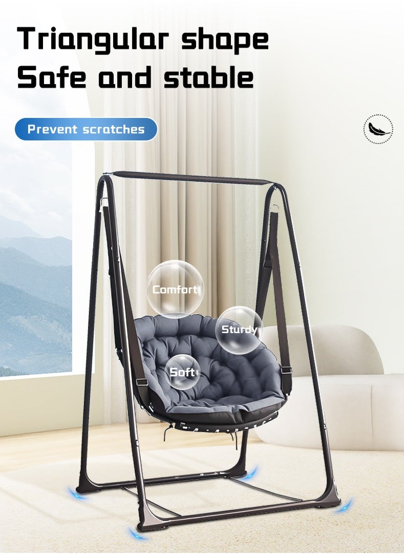 Generic Hammock Chair Indoor Outdoor Swing Hanging Chair Baby Rocking Chair Adult Hammock Outdoor Cradle Rocking Chair Swing Seat  - Image 4