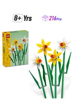 LEGO Daffodils Building Playset 40747 Building Blocks Toy Set; Flowers Botanical Collection  - Image 1