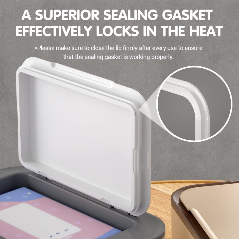 chefhandy Baby Wipe Warmer, Wipe Warmer and Baby Wet Wipes Dispenser, Smart Precise Temperature Control Large Capacity Evenly Overall Heating Silence, Wipes Warmer for Babies Portable Wipe Warmer (White) - Image 4