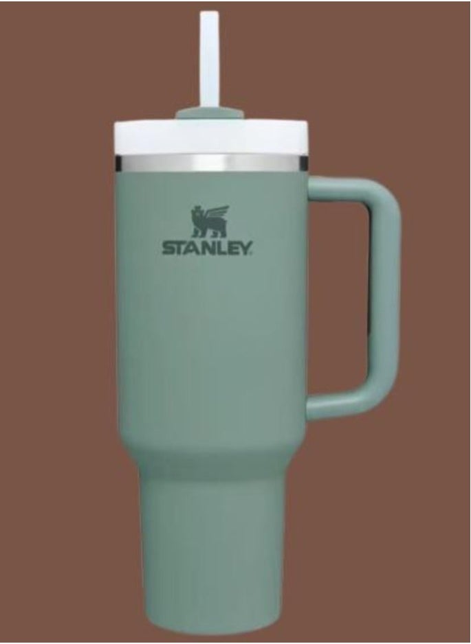 Stanley - Stanley Quencher 2.0 Stainless Steel Vacuum Insulated Tumbler with Lid and Straw for Water, Iced Tea or Coffee, Rose Quartz, 40oz/1180ml – Leak-Proof, Keeps Drinks Cold for 12 Hours, Durable & Stylish Travel Mug, Perfect for On-the-Go Hydration - Image 1