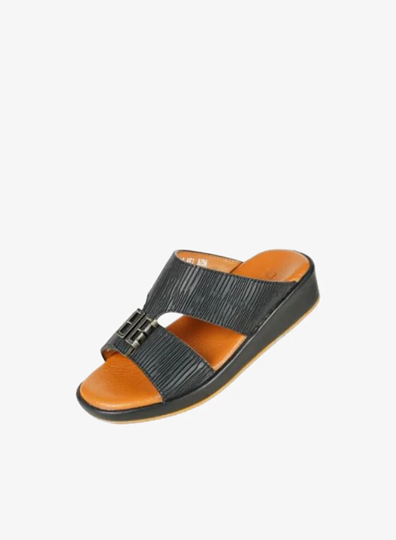 barjeel uno 008-3672 Barjeel Uno Boys Arabic Sandals MSA139 B Black 26