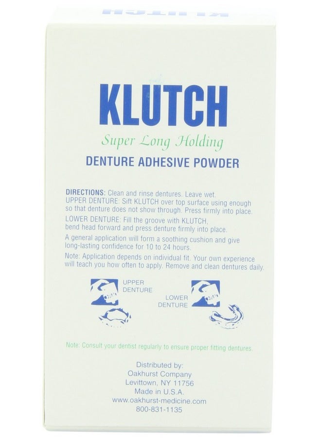 null - بودرة لاصقة للأسنان الصناعية من Klutch، 1.75 أونصة - Image 1