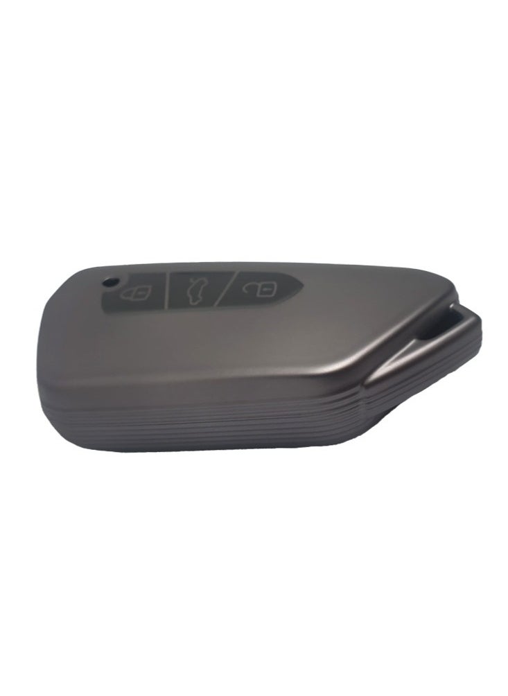 Service Zone - Protective 3 Buttons Key Cover Case For Volkswagen Black - Image 1