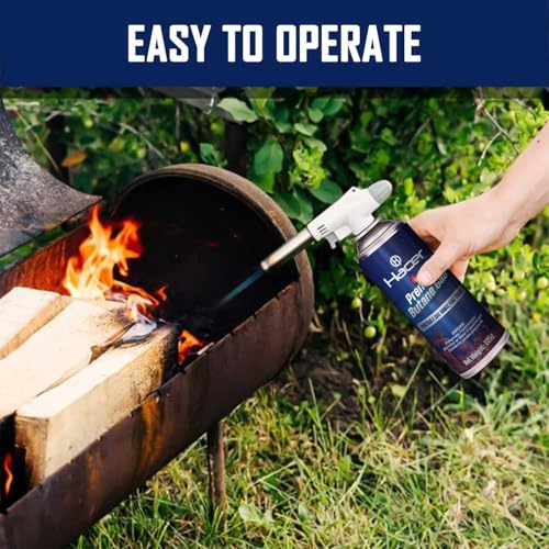 Hacer 12 x 225g Pure Butane Gas Cartridges for Camping Stove, Portable High Pressure Refill Fuel for Welding Torch, Fogging Machine & Lighters, Non-Freeze Canisters Pack of 12 - Image 5