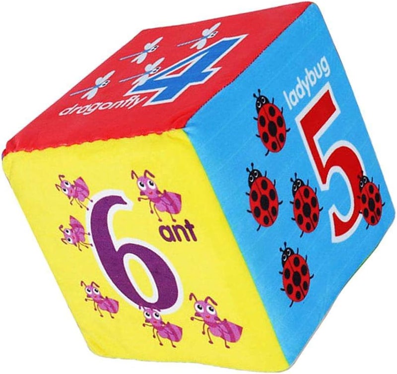 klarakoGiant Dice 6 Inch Foam Dice Large Square Dice for Game Pool Toy Party Favour klarakoInsect Number, 15cm - Image 2