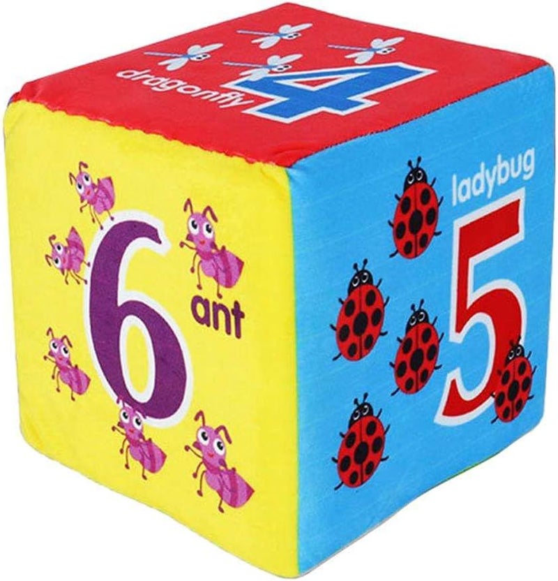 klarakoGiant Dice 6 Inch Foam Dice Large Square Dice for Game Pool Toy Party Favour klarakoInsect Number, 15cm - Image 4