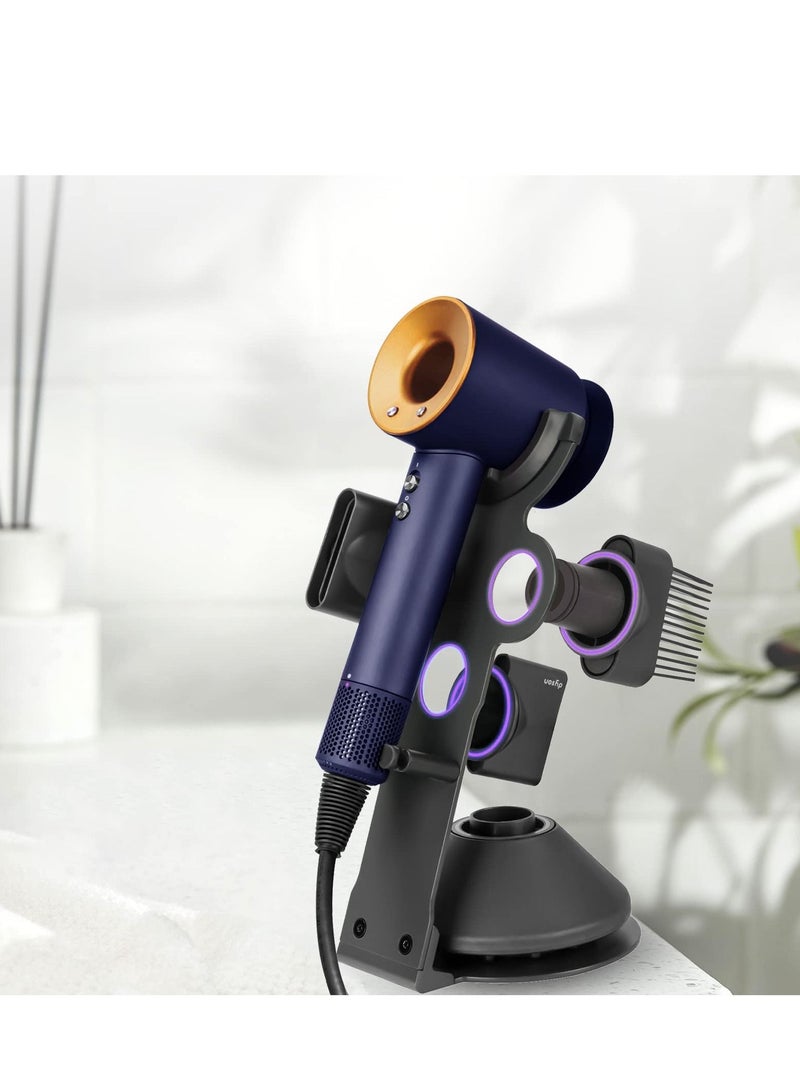 Y&D Hair Dryer Holder for Dyson Supersonic Magnetic Stand with Power Plug Cable Organizer Bracket Bathroom  - Image 5