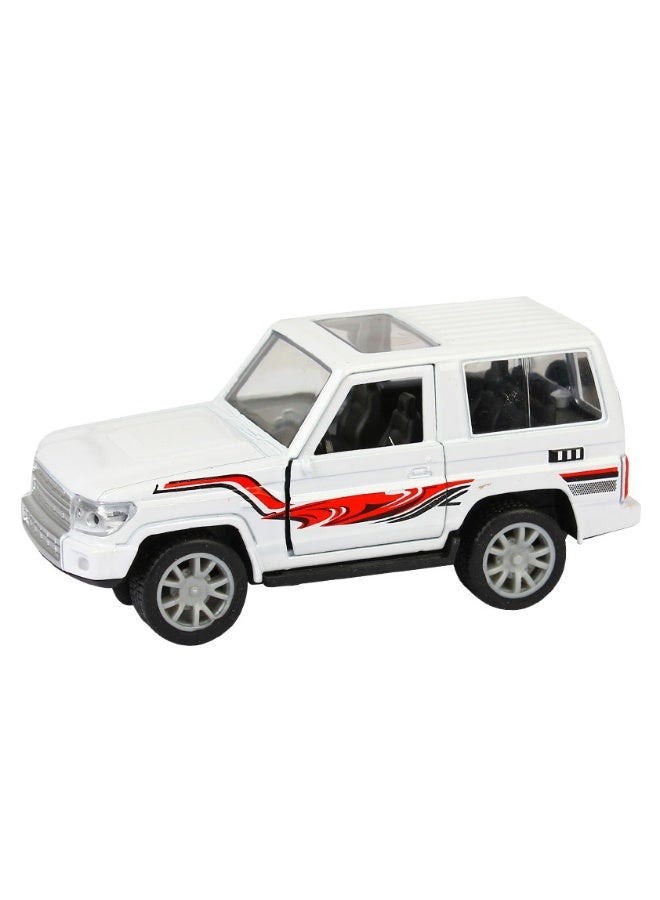 تيان دو مجسم سيارة قابلة للسحب للخلف (ابيض) - Image 4