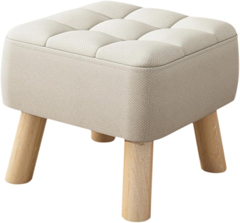 DECHOUS White Stool Boys and Girls Step Stool for Boy Girl Bathroom Footstool Detachable Seat - Image 1