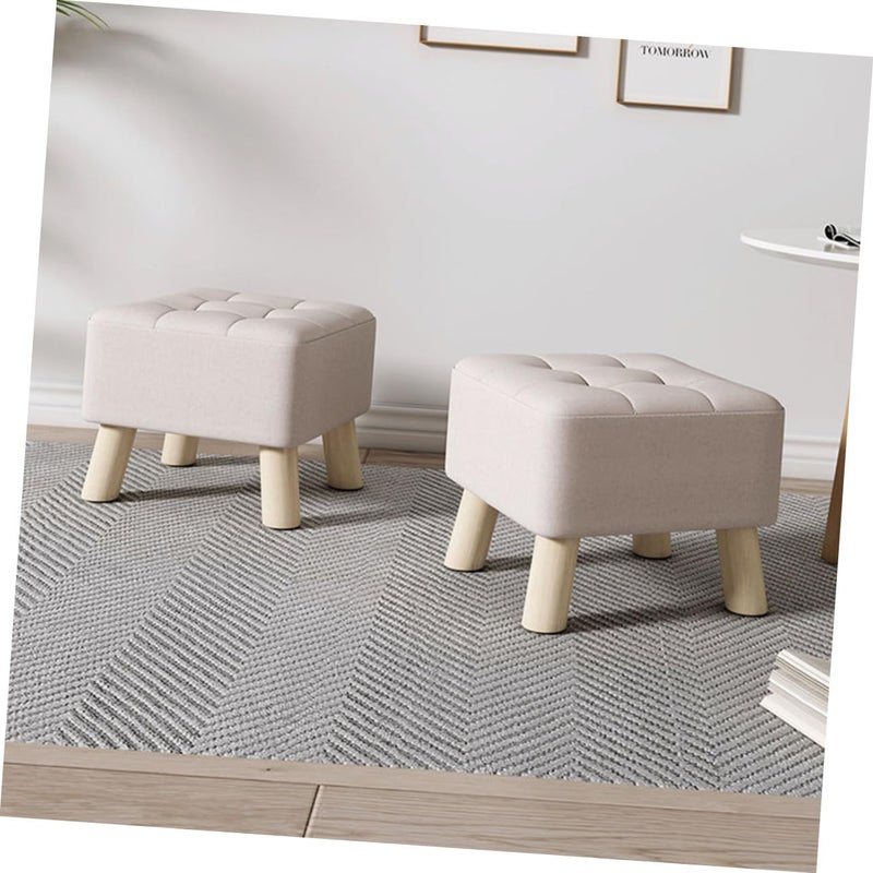 DECHOUS White Stool Boys and Girls Step Stool for Boy Girl Bathroom Footstool Detachable Seat - Image 3