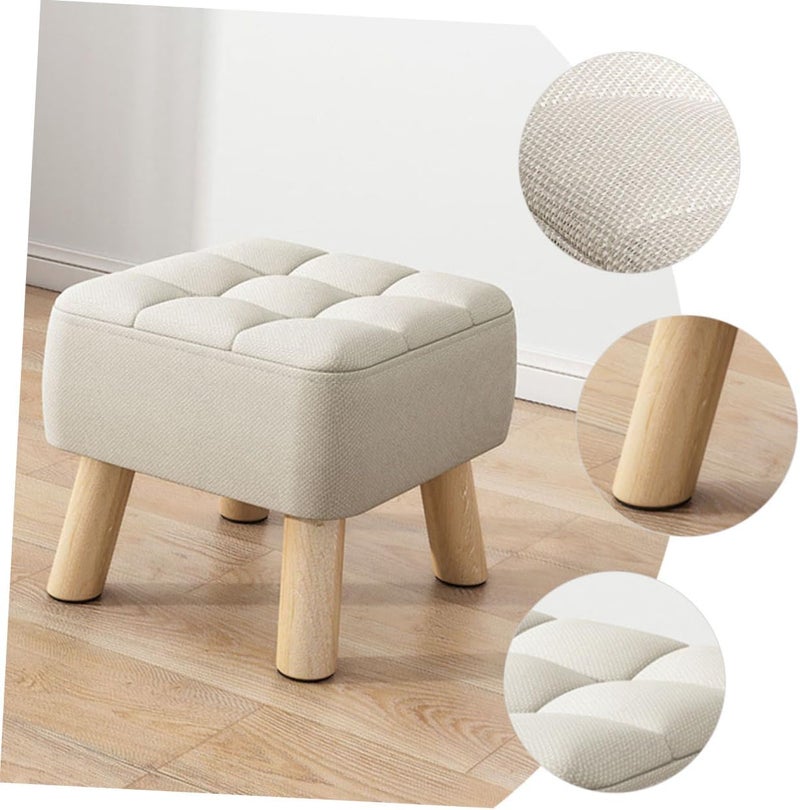 DECHOUS White Stool Boys and Girls Step Stool for Boy Girl Bathroom Footstool Detachable Seat - Image 5