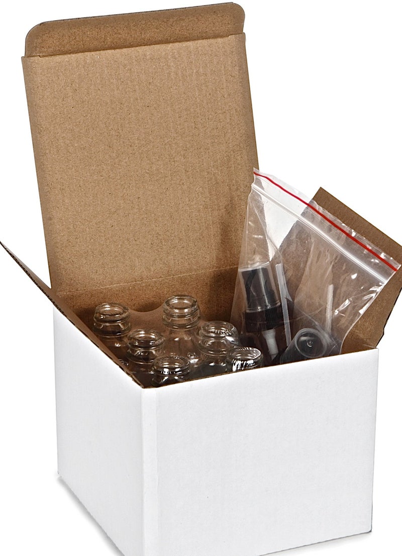 Vivaplex, 6, Clear, 2 oz Glass Bottles, with Black Fine Mist Sprayers - Image 4
