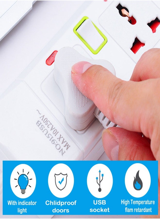 ZCM-HAPPY Multi-Purpose Power Strip Extension with USB Sockets  - Image 5