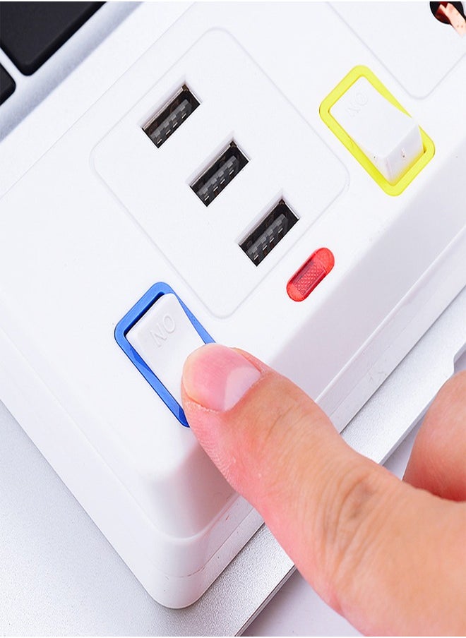 Multi-Purpose Power Strip Extension with USB Sockets