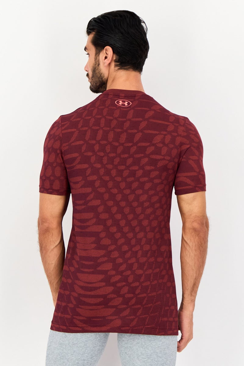 UNDER ARMOUR تي شيرت تدريب قصير الأكمام للرجال، متعدد الألوان - Image 4