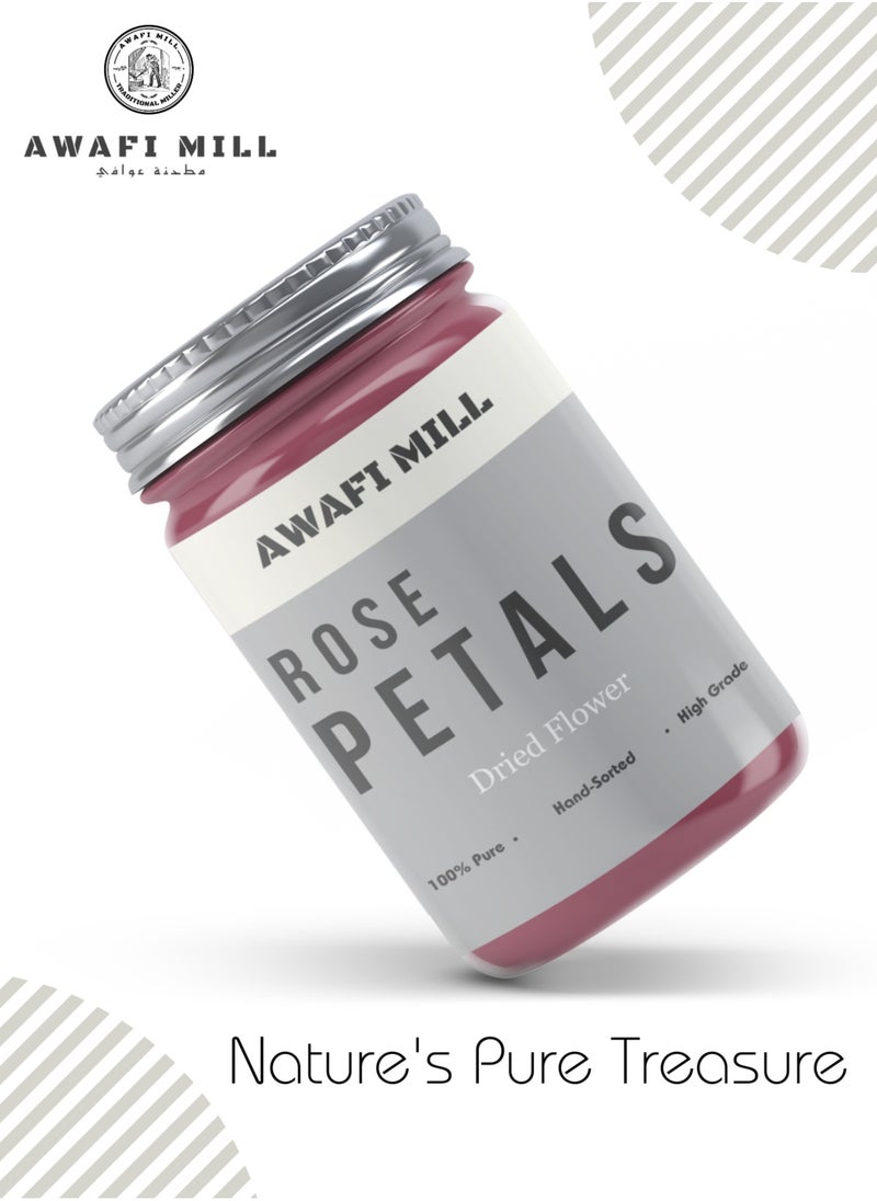 Premium Dried Rose Petals - Aromatic and Handpicked for Culinary and Decorative Use