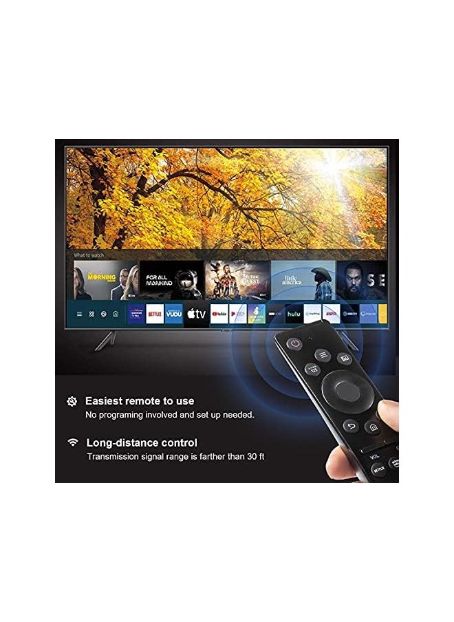 Remote-Control for Samsung Smart-TV, Remote-Replacement of HDTV 4K UHD Curved QLED and More TVs, with Netflix Prime-Video Buttons
