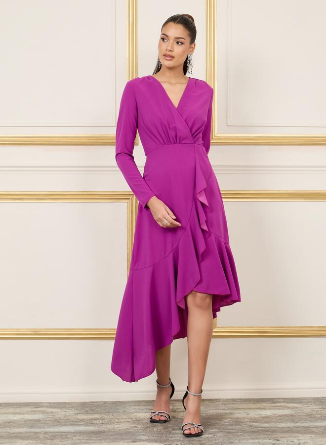 Styli Ruffled Asymmetric Dress  - Image 1