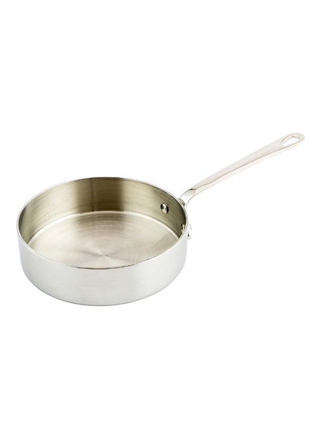 Restaurantware 2 Ounce Saute Pan, 1 Durable Saucepan - Ergonomic Handle, Oven-Ready, Stainless Steel 12-Ounce Sauce Pot, No-Corrosion, For Sauces, Dips, Or Mini Dishes - Image 1
