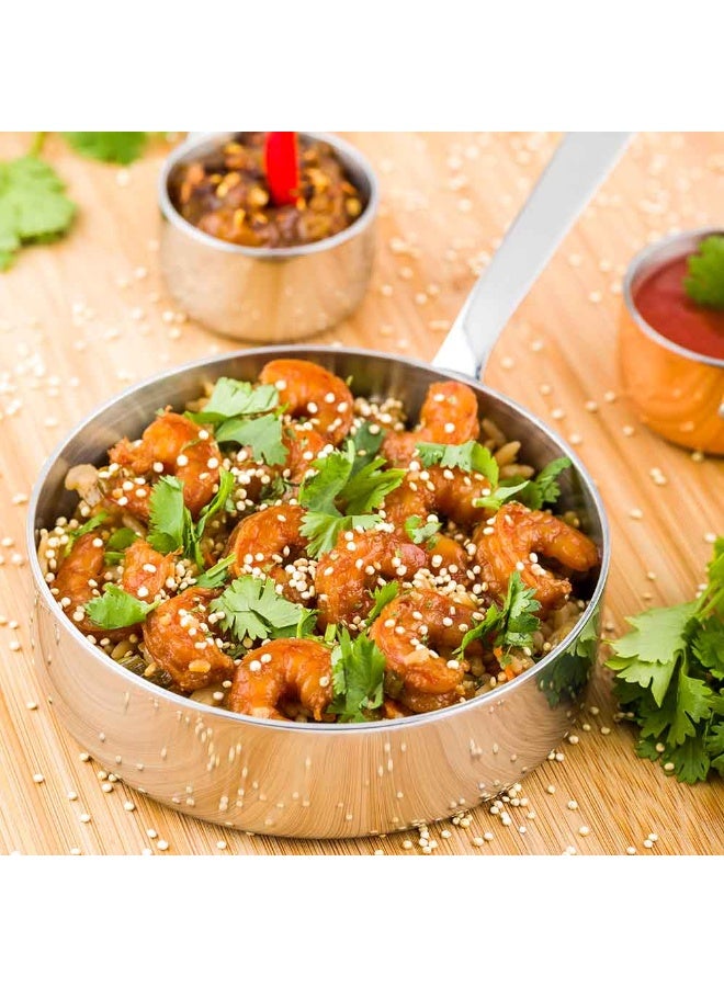 Restaurantware 2 Ounce Saute Pan, 1 Durable Saucepan - Ergonomic Handle, Oven-Ready, Stainless Steel 12-Ounce Sauce Pot, No-Corrosion, For Sauces, Dips, Or Mini Dishes - Image 3