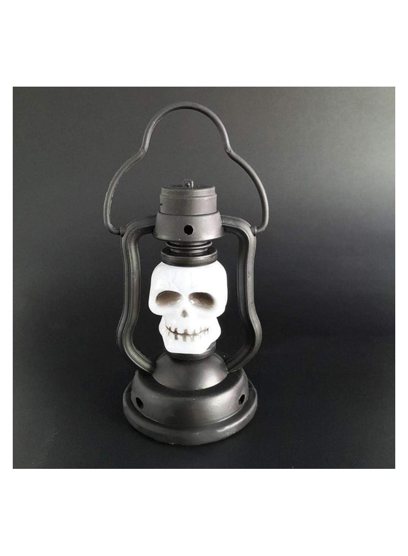Excefore Halloween Lantern Skeleton, Halloween Mini Skull Led Automatic Gradual Change Night Light Fully Automatic 7 Color Gradient Skull Hand Lamp Halloween Decor for Home - Image 3