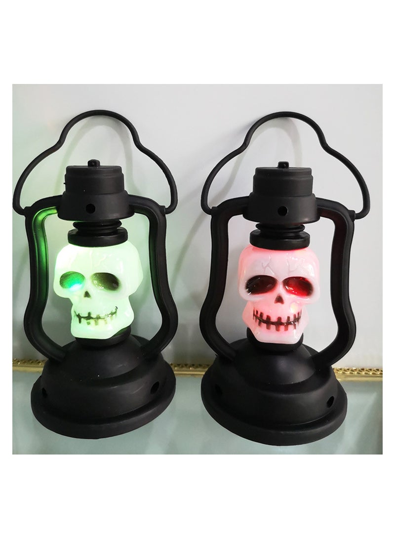Excefore Halloween Lantern Skeleton, Halloween Mini Skull Led Automatic Gradual Change Night Light Fully Automatic 7 Color Gradient Skull Hand Lamp Halloween Decor for Home - Image 4