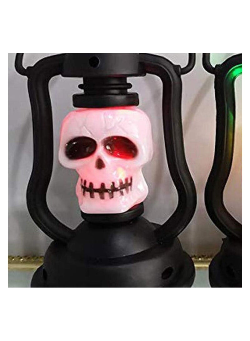 Excefore Halloween Lantern Skeleton, Halloween Mini Skull Led Automatic Gradual Change Night Light Fully Automatic 7 Color Gradient Skull Hand Lamp Halloween Decor for Home - Image 5
