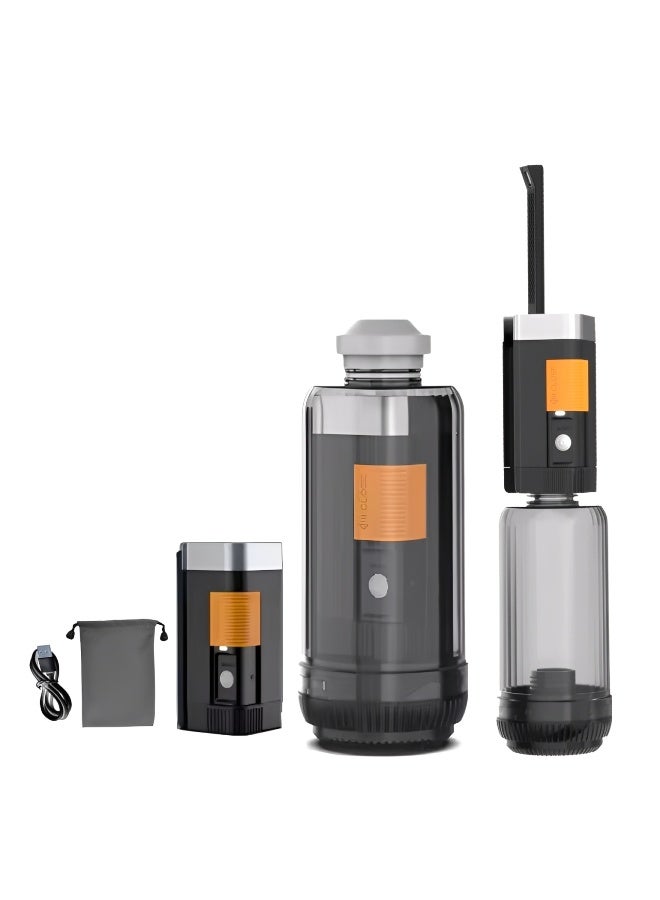 جوناريس بيديه محمول قابل لإعادة الشحن سعة 400 مل | بيديه يدوي للسفر مع وضعين للضغط | بخاخ بيديه كهربائي عالي الجودة للنظافة الشخصية، مثالي للتخييم والسفر والاستخدام الخارجي | بخاخ دش بيديه للسفر والتخييم من شطاف المسافر - Image 3