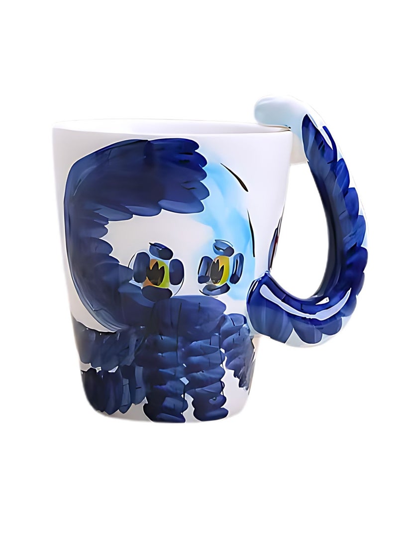 SOLARAE - Ceramic Sea Animal 3D Mug Characters Creative Drinkware Coffee Tea Cups Novelty Gifts Milk 400ml (Octopus) - Image 1
