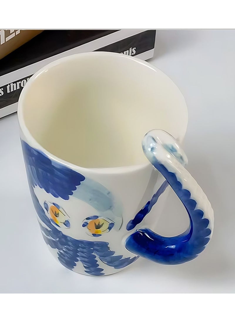 SOLARAE - Ceramic Sea Animal 3D Mug Characters Creative Drinkware Coffee Tea Cups Novelty Gifts Milk 400ml (Octopus) - Image 1