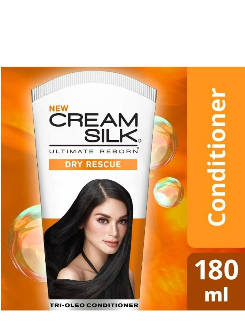 Cream Silk - Hair Reborn Conditioner for dry frizzy hair Dry Rescue up to 97% free from dryness 180 ml - Image 1