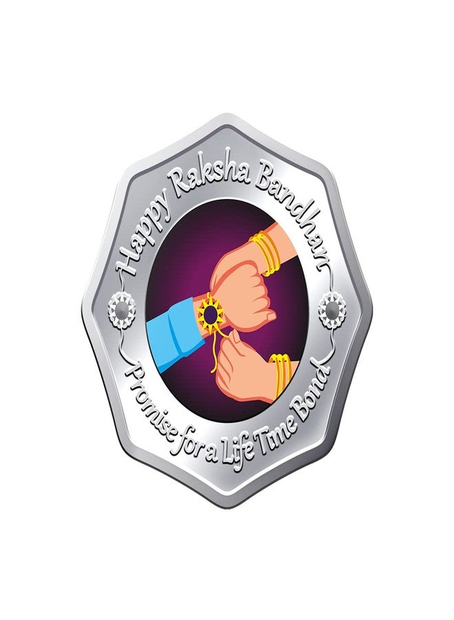 Kundan 20g (999.9) Raksha Bandhan Silver Coin - Image 1