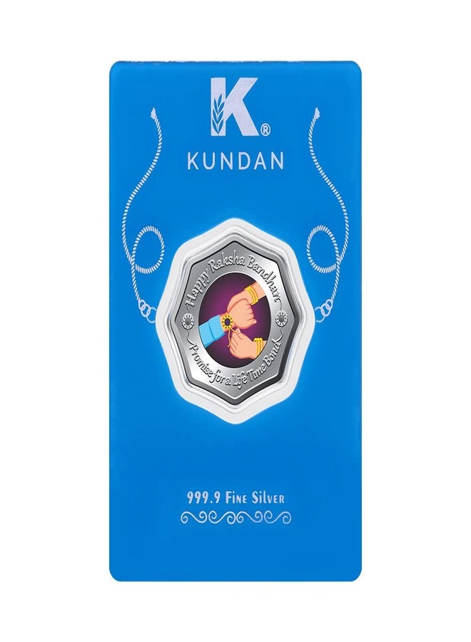Kundan 20g (999.9) Raksha Bandhan Silver Coin - Image 3