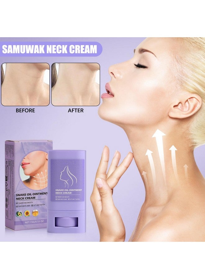 weispo 2PCS Samuwak Neck Care Stick,Samuwak Neck Cream, Neck Care Cream,Neck Firming Stick, Skin Care Moisturizer Face Cream - Image 4