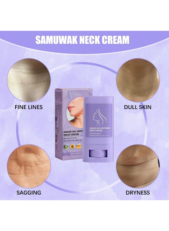 weispo 2PCS Samuwak Neck Care Stick,Samuwak Neck Cream, Neck Care Cream,Neck Firming Stick, Skin Care Moisturizer Face Cream - Image 5
