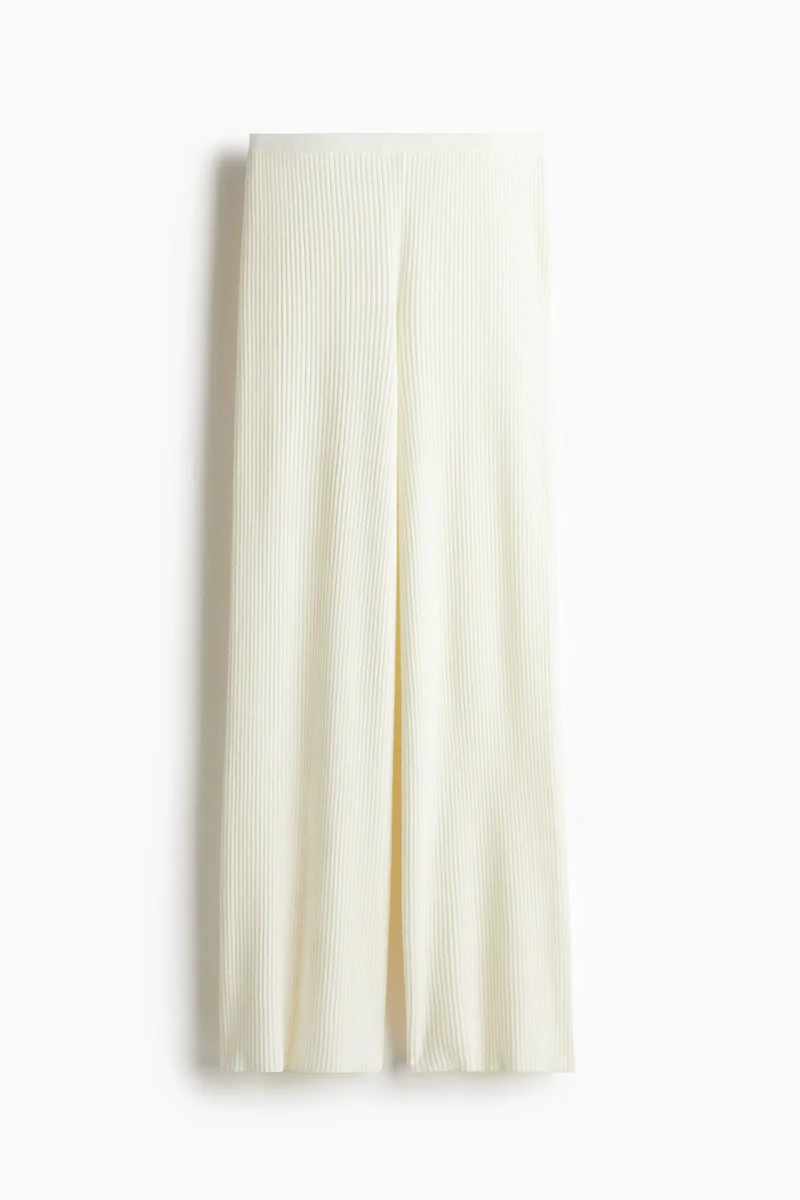 H&M Rib-knit trousers