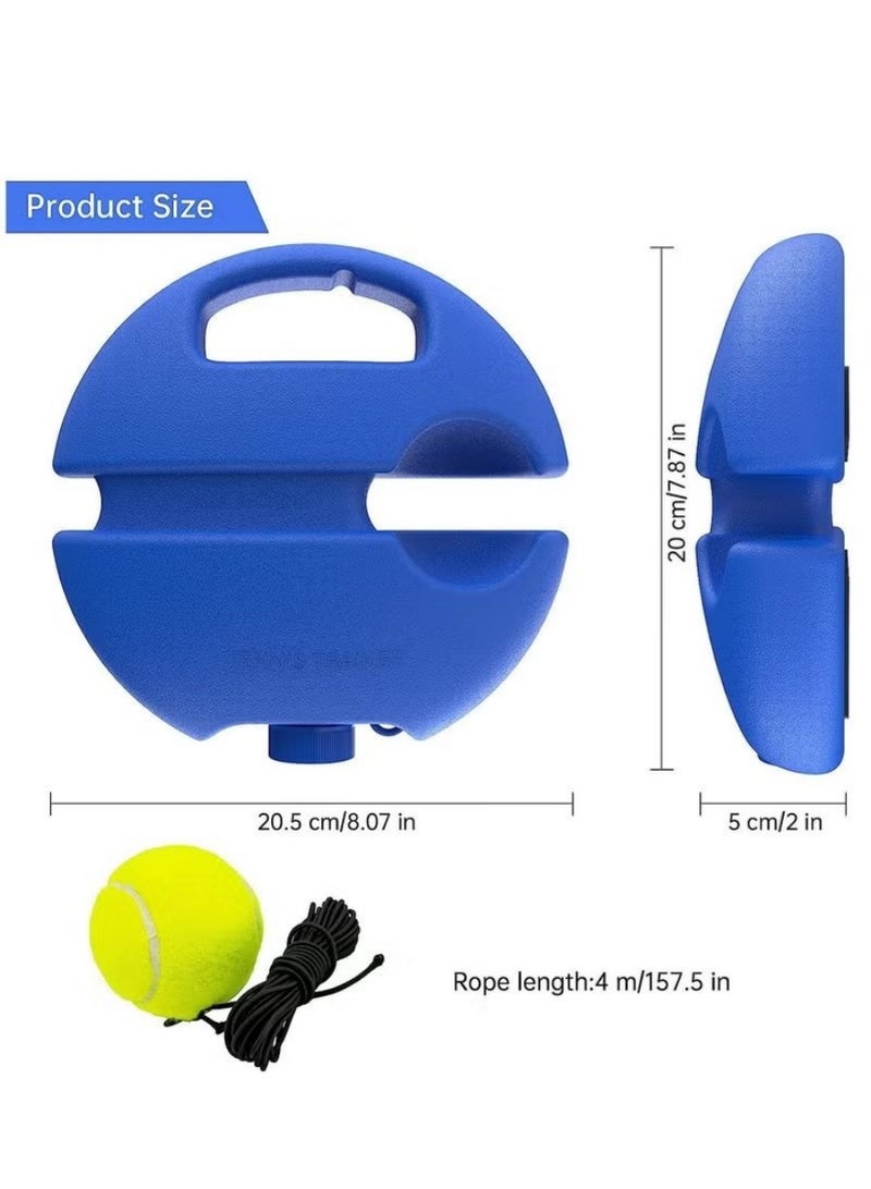 Tennis trainer return device with line ball single tennis training equipment self-practicing portable tennis training tool tennis return device set suitable for beginners sports exercise - Image 2