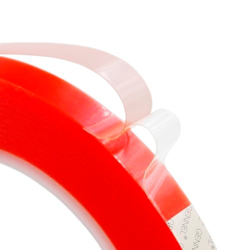 GENNEL 10mm x25M Clear Double Sided Strong Adhesive Tape Transparent Acrylic Tape for Cellphone iPhone Tablet LCD Screen Repair - Image 1