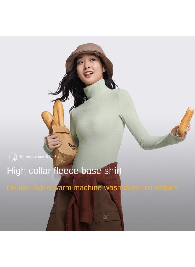Dual Effect Thermal Lock】versatile And Comfortable Women's Fleece Base Layer, High-elasticity Slim-fit Thermal Underwear For Autumn And Winter Warmth - Image 2
