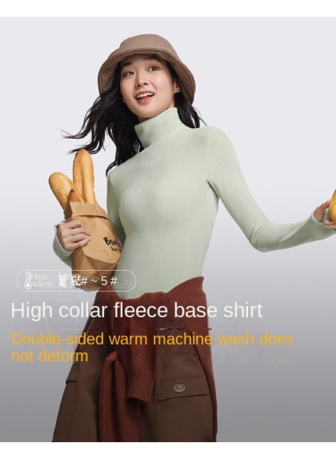 Dual Effect Thermal Lock】versatile And Comfortable Women's Fleece Base Layer, High-elasticity Slim-fit Thermal Underwear For Autumn And Winter Warmth - Image 1