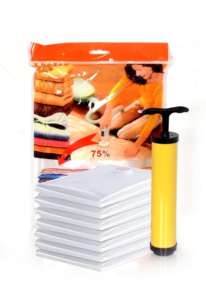 jofix Space Saver Saving Storage Bags Vacuum Seal Compressed Organizer Bag Size 70 X 100 Pack Of 5 - Image 1