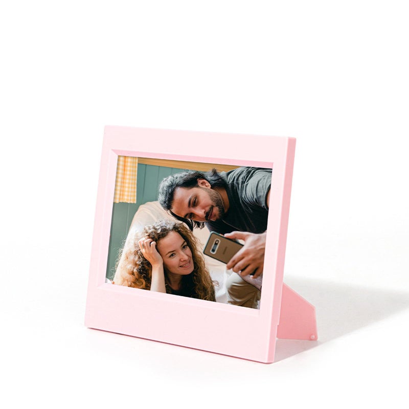 Type B 5Inch Resin Photo Holder Foldable Stand Multipurpose Desktop Bookshelf Display Accent - Image 2
