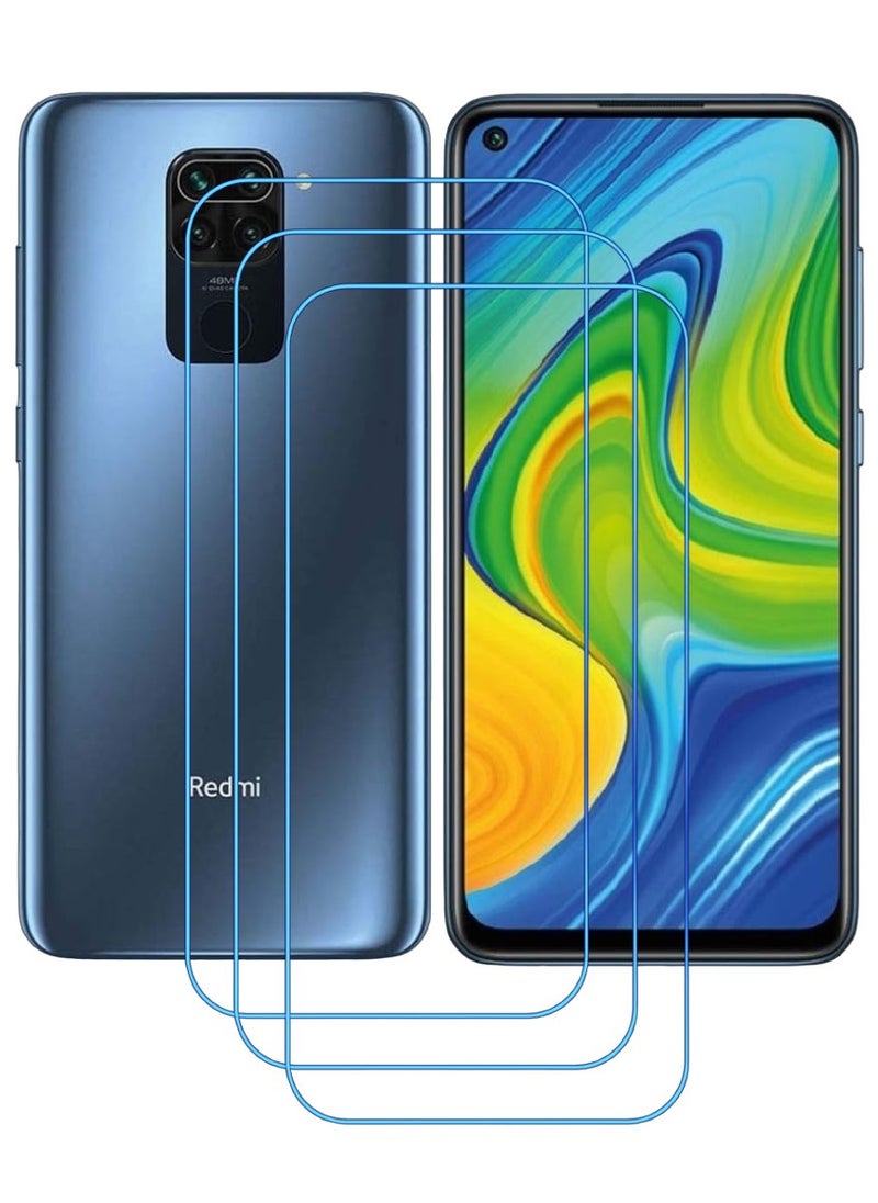 ACLIX 3 Pieces Antistatic ESD Dustproof Premium Quality High Definition Clear Tempered Glass Screen Protector Designed For Xiaomi Redmi Note 9 - Image 1
