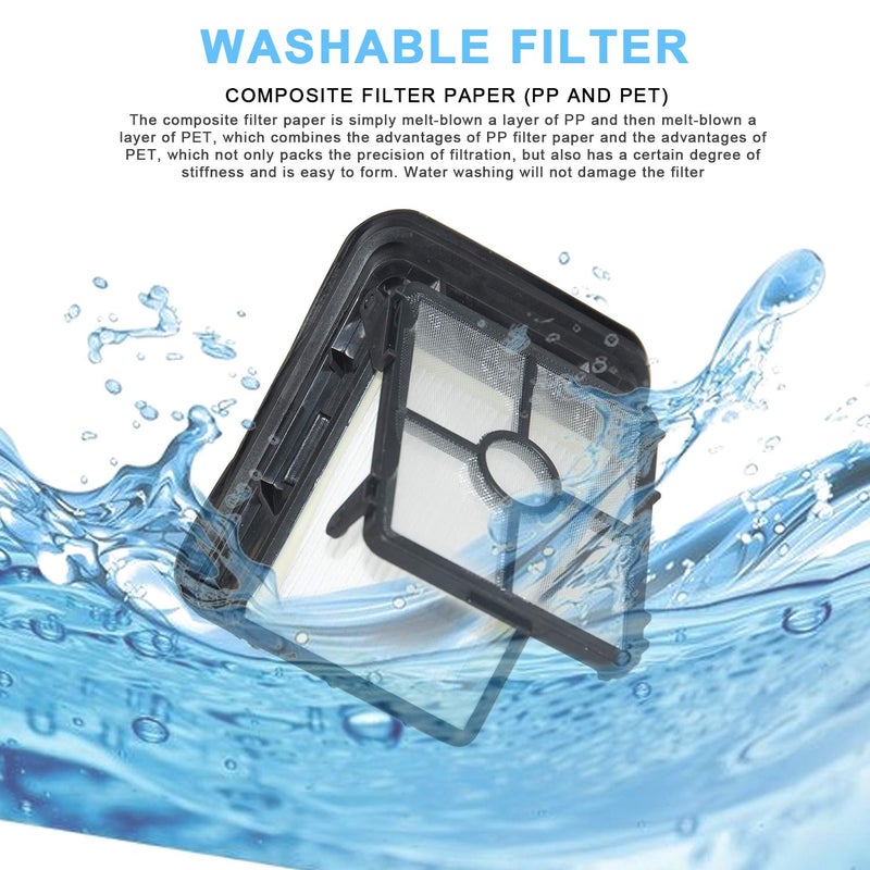 LBLVBNEWD Multi-Surface Pet Brush Rolls 2787 & Vacuum Filters 1866 Replacement Parts,Compatible with Bissell CrossWave Max 2554A,2590,2593,2596,for HydroSteam 35151, 3515, 35152, 3513, 3518 Vacuums - Image 5