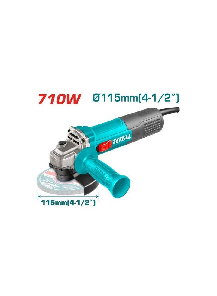 توتال مخرطة زاوية 710 واط TG10711576 - Image 2