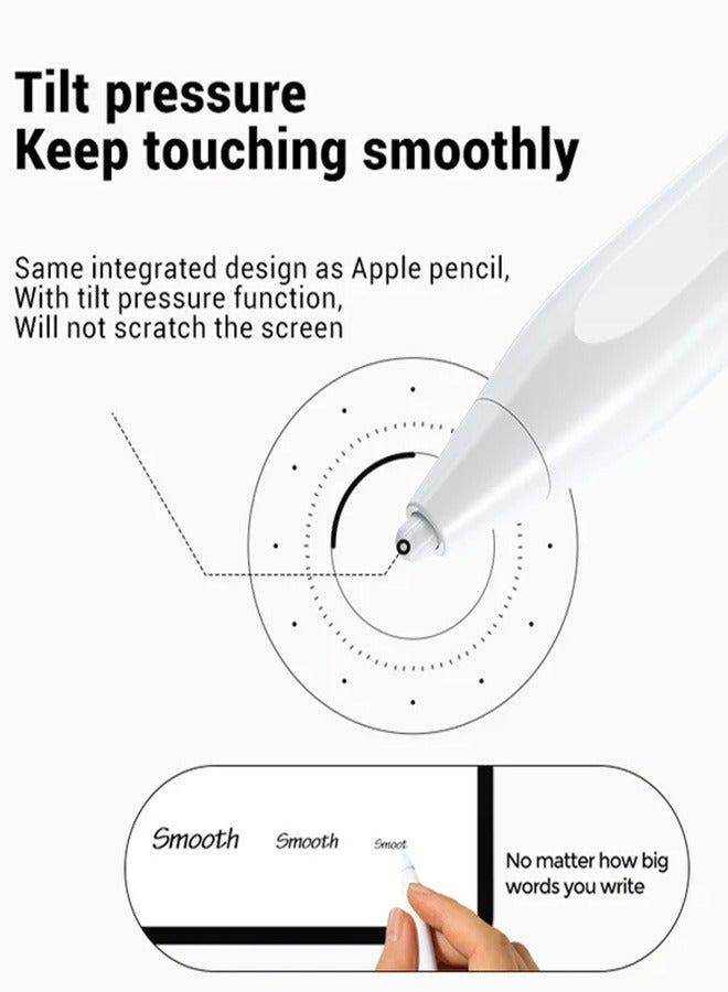 JOYROOM JR-K12 Active Capacitive Dual Modes Stylus Pen Magnetic Sensitive Touch For IOS And Android - White - Image 4