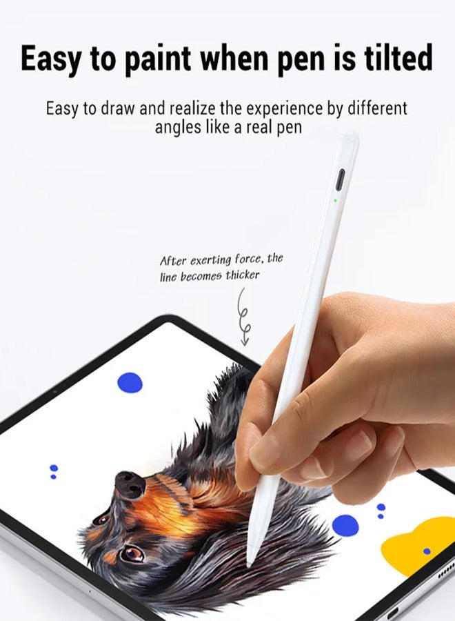 JOYROOM JR-K12 Active Capacitive Dual Modes Stylus Pen Magnetic Sensitive Touch For IOS And Android - White - Image 5